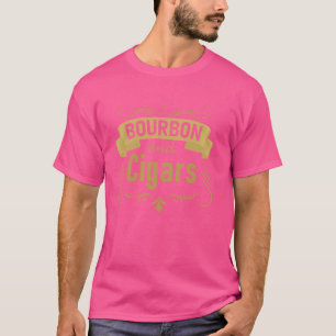 Camiseta Funny Bourbon Cigar Lover Fumar