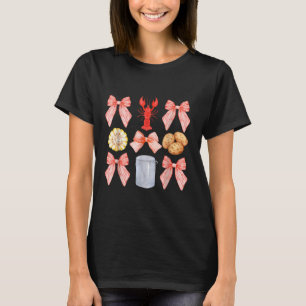 Camiseta Funny Bow Cute Coquette Crawfish Hervir Y2k Chica