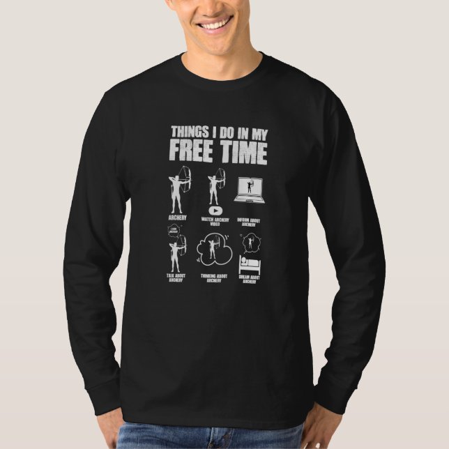 Camiseta Funny Bowcazador Arquero Bow Arrow Archery Bowhunt (Anverso)