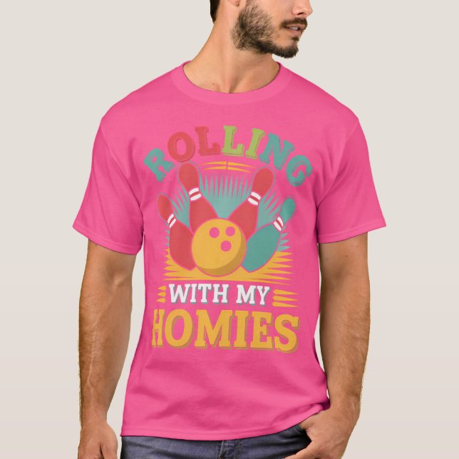Camiseta Funny Bowler Bowling (Anverso)