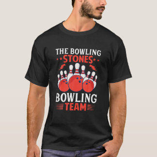 Camiseta Funny Bowler del equipo de Bowling Stones Bowling