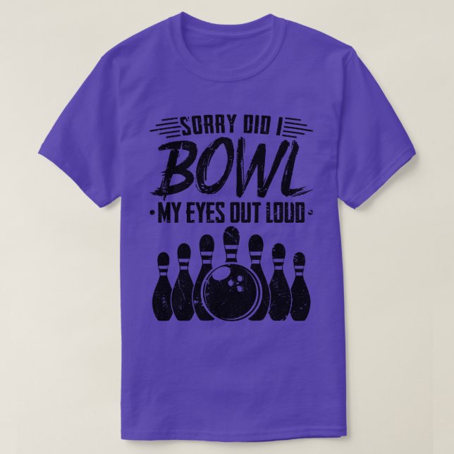 Camiseta Funny Bowling Accessories Bowling Player (Diseño del anverso)