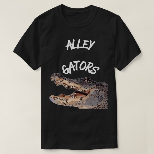 Camiseta Funny Bowling Alley Gators (Diseño del anverso)