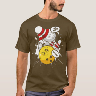 Camiseta Funny Bowling Ball Bowling Skittles