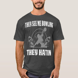 Camiseta Funny Bowling Design Me Ven Bola T