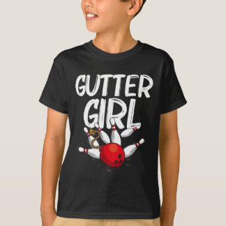 Camiseta Funny Bowling Design Para Chicas Mujeres Bowler Bo
