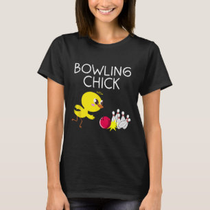 Camiseta Funny Bowling Design Para Chicas Mujeres Bowler Bo