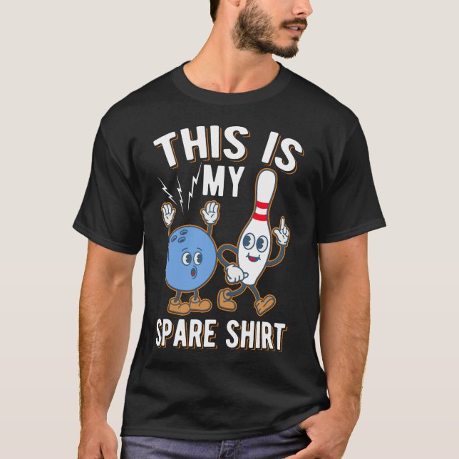 Camiseta Funny Bowling Quote This is my Spare (Anverso)