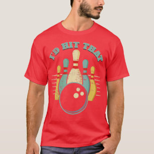 Camiseta Funny Bowling Vintage Lo Hizo Tan Gracioso 1