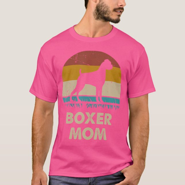 Camiseta Funny Boxer Mama (Anverso)