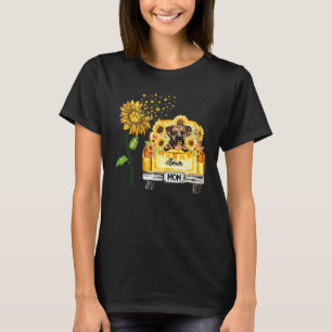 Camiseta Funny Boxer Mom Sunflower Dog Paw