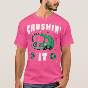 Camiseta Funny boy's  Crushing it  - Garbage Truck 