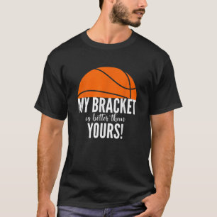 Camiseta Funny Bracket Basketball para deportes universitar