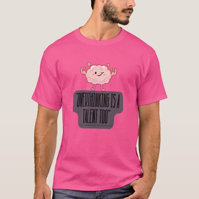 Camiseta   Funny Brain Power Apparel for  Introverts (Anverso)