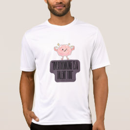 Camiseta Funny Brain Power Apparel for Overthinkers   