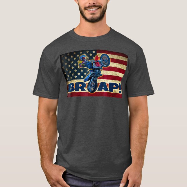 Camiseta Funny Brap 2 Stroon Goon Motocross Legend (Anverso)