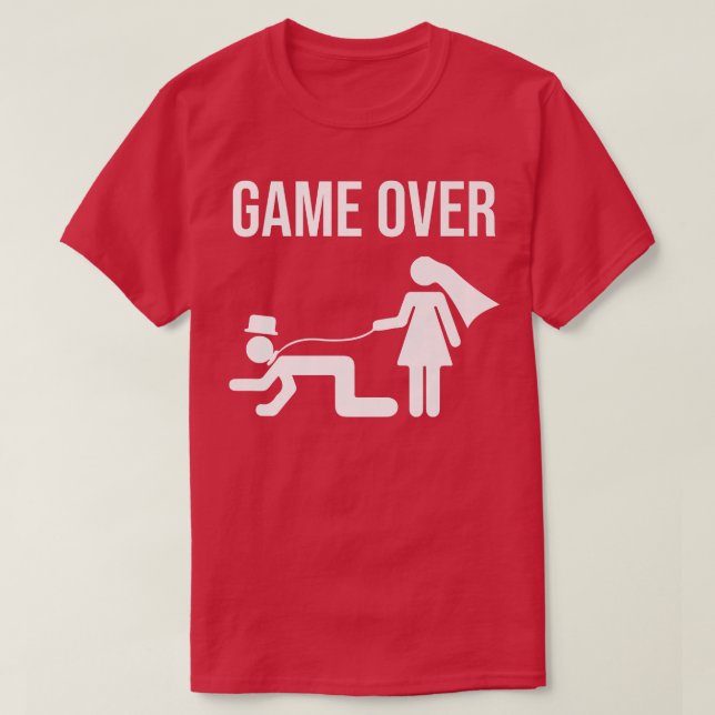 Camiseta Funny Bride Groom Bachelor Bachelorette Wedding Gr (Diseño del anverso)