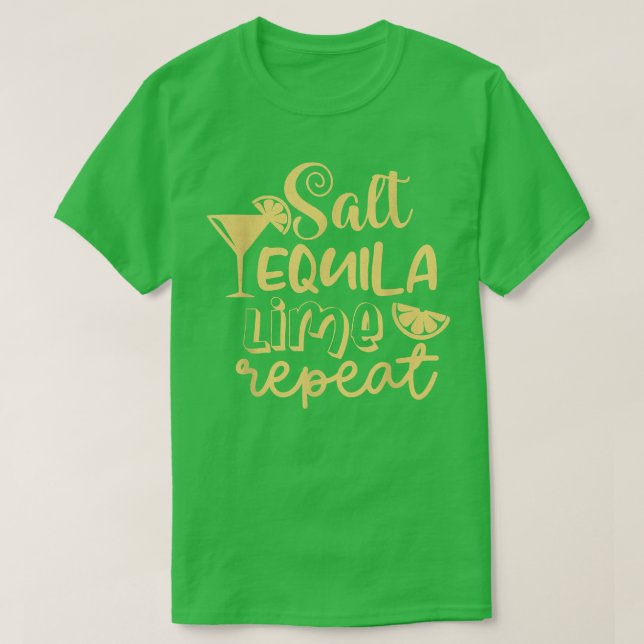 Camiseta Funny Bridesmaid Bride Bachelorette Salt Tequila L (Diseño del anverso)
