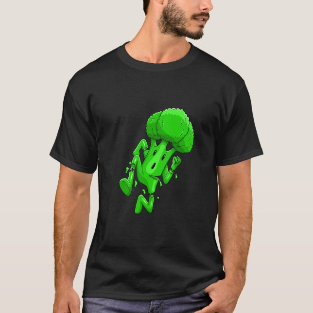 Camiseta Funny Broccoli Cartoon (Anverso)