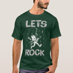 Camiseta Funny Broccoli Guitar Rock Music Lover