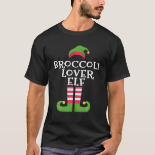 Camiseta Funny Broccoli Lover Elf Navidades en pareja