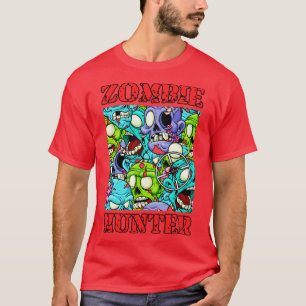 Camiseta Funny Brote de Cazador Zombie