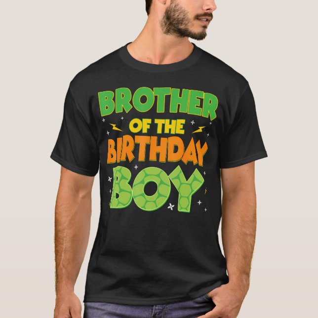 Camiseta Funny Brother Of The Birthday Boy Cool Birthday Fa (Anverso)