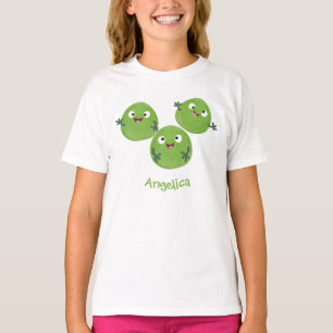 Camiseta Funny Brussels brota personalizado de verduras