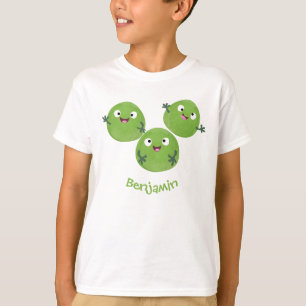 Camiseta Funny Brussels brota personalizado de verduras