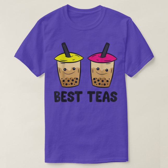 Camiseta Funny Bubble Tea Friends Kawaii Bubble Tea (Diseño del anverso)