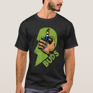 Camiseta Funny Buds Weed Mateo Pareja Amigos Esposo Wi