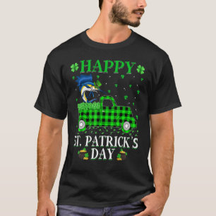 Camiseta Funny Buffalo Plaid Green Truck Sailfish St Patric