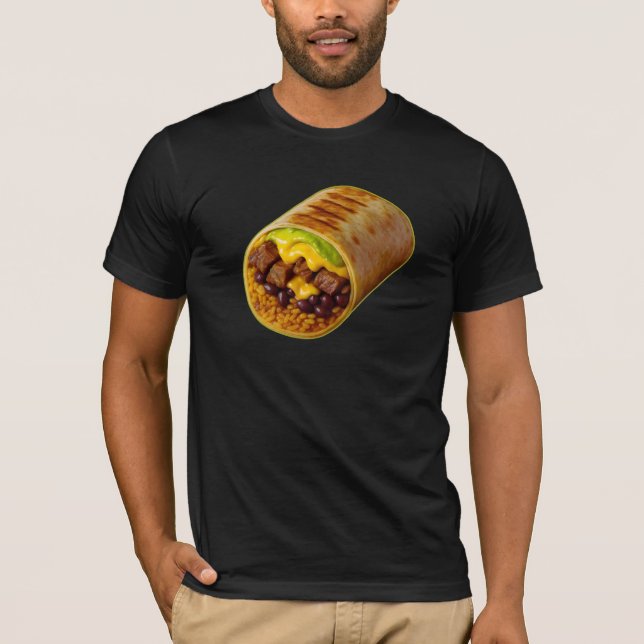 Camiseta funny burrito for lovers (Anverso)