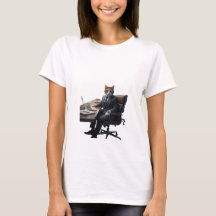 Funny Business Cat CEO Boss Office Humor Graphic