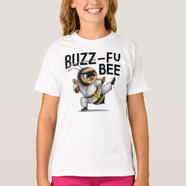 Camiseta Funny Buzz-Fu Bee Martial Arts
