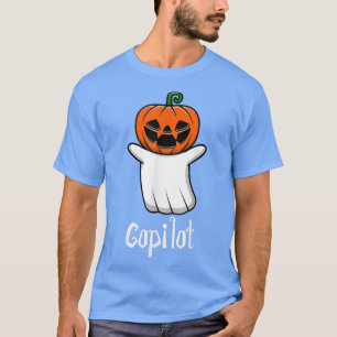 Camiseta Funny Calabaza Ghost Copilot Tee Guay Halloween Fi