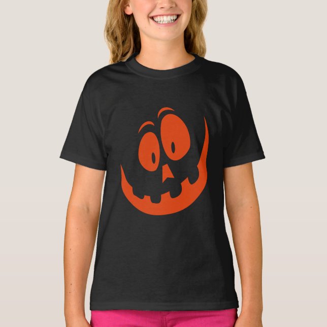 Camiseta Funny Calabaza Jack O Lantern Face Halloween (Anverso)