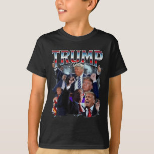 Camiseta Funny campaña Trump 2024 Campaña 90 Rap Trendy Boo