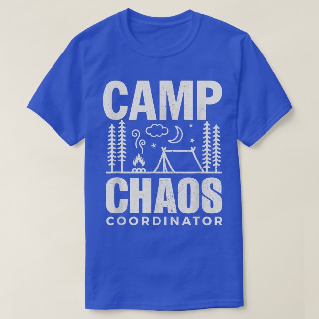 Camiseta Funny CampCamping Chaos Coordinator Hiking Adventu (Diseño del anverso)
