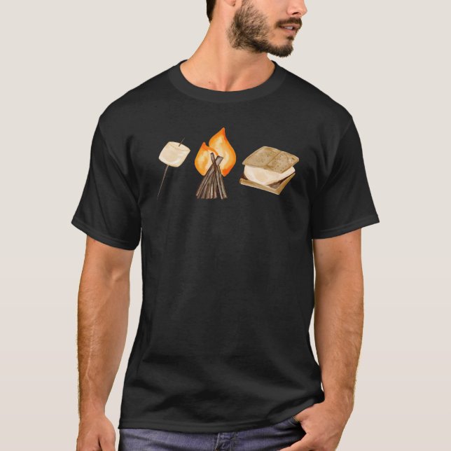 Camiseta Funny Camping Camper Camp Campamento Life Camping  (Anverso)