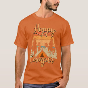 Camiseta Funny Camping Hiking Lover Present Happy Camper Gi