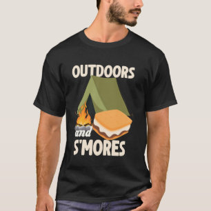 Camiseta Funny Camping Tent Al Aire Libre Lover Y Smour