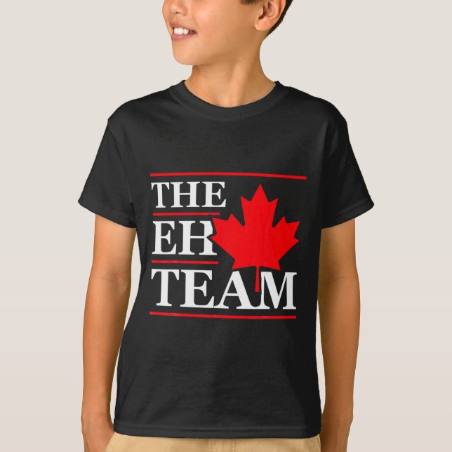 Camiseta Funny Canada Eh Team Canadian Comedy Sarcasm Map  (Anverso)