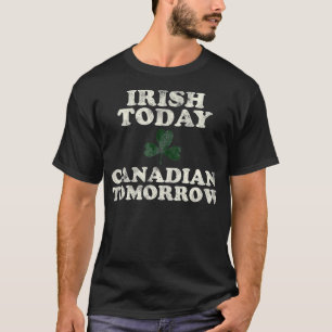 Camiseta Funny Canadian Irish St Patricks Day Canadá