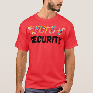 Camiseta Funny Candy Security Halloween disstume La humorís