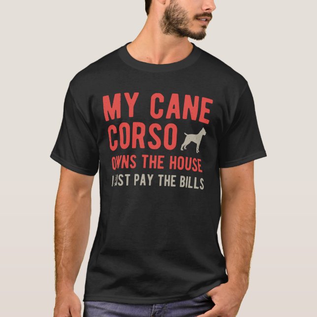 Camiseta Funny Cane Corso (Anverso)