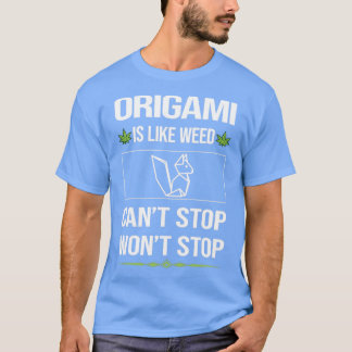 Camiseta Funny Cant Stop Origami