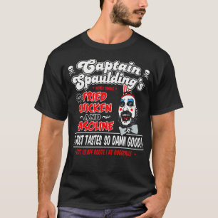Camiseta Funny Capitán Spaulding Pollo Frito Y Gasolina