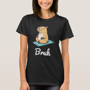 Camiseta Funny Capybara Bruh Capybaras meme Retro Lover Gif
