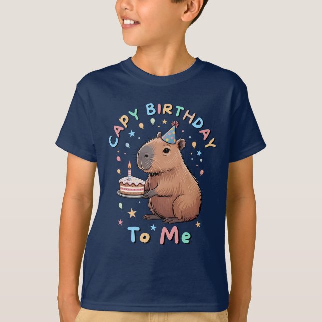 Camiseta Funny Capybara Capy Cumpleaños para mí Fiesta para (Anverso)